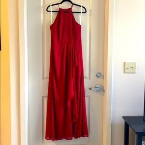 High Neck Chiffon Bridesmaid Dress Size 8